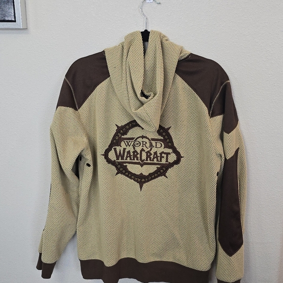 Blizzard World Of Warcraft Embroided Men's Zip Up Hoodie Jacket Medium - Picture 16 of 16